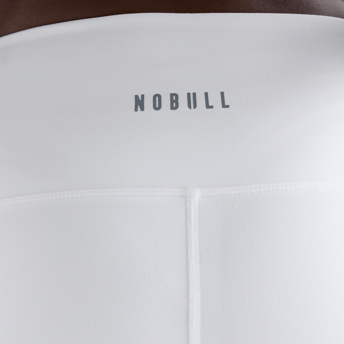 NOBULL Women's White 4" High-Rise Matte Short