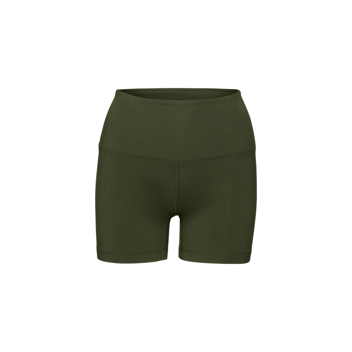 NOBULL Women's Dark Army 4" High-Rise Matte Short