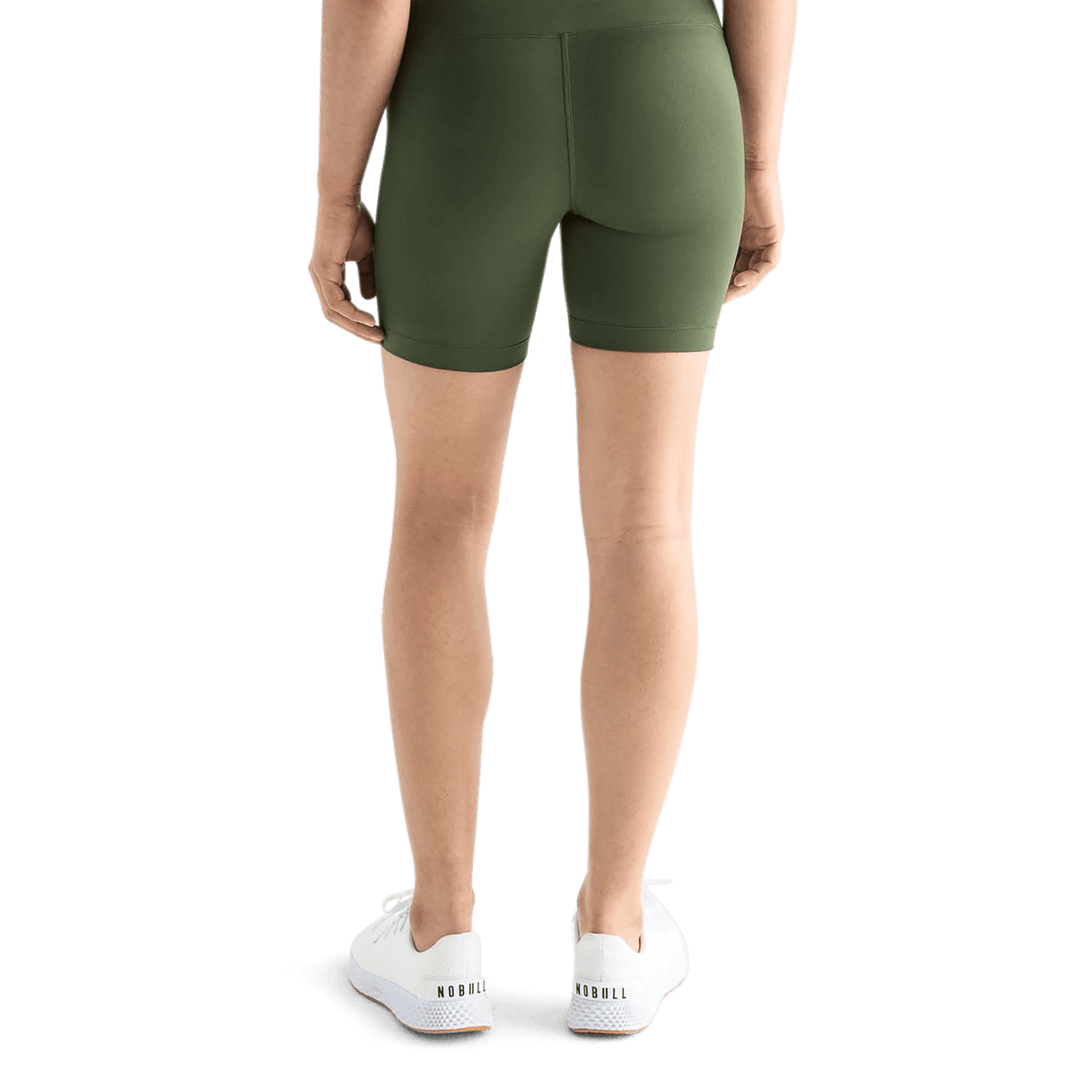 NOBULL Women's Dark Army 6" High-Rise Matte Short