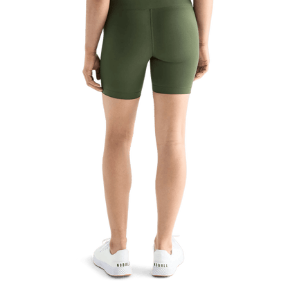 NOBULL Women's Dark Army 6" High-Rise Matte Short