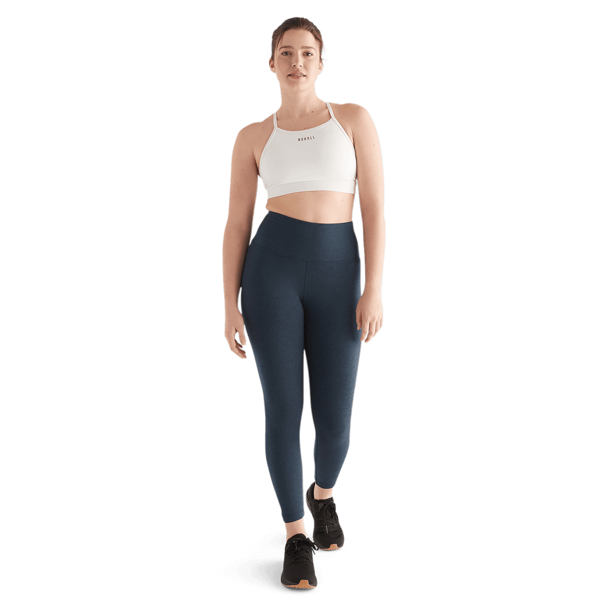 NOBULL Women's Midnight Heather 25" High-Rise Matte Leggings