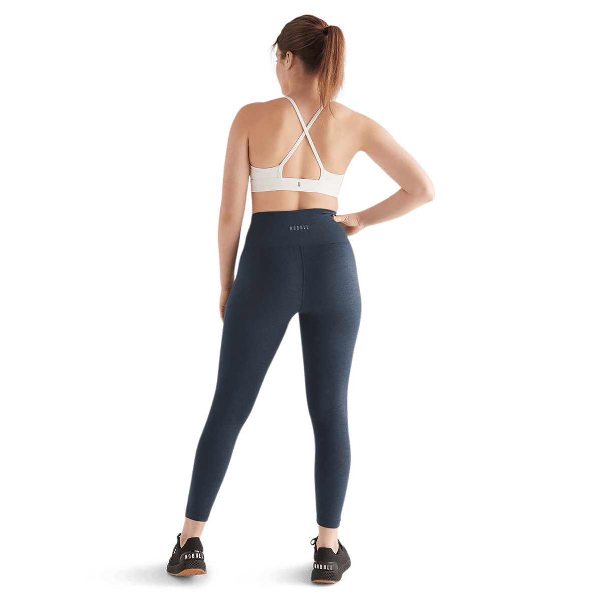 NOBULL Women's Midnight Heather 25" High-Rise Matte Leggings