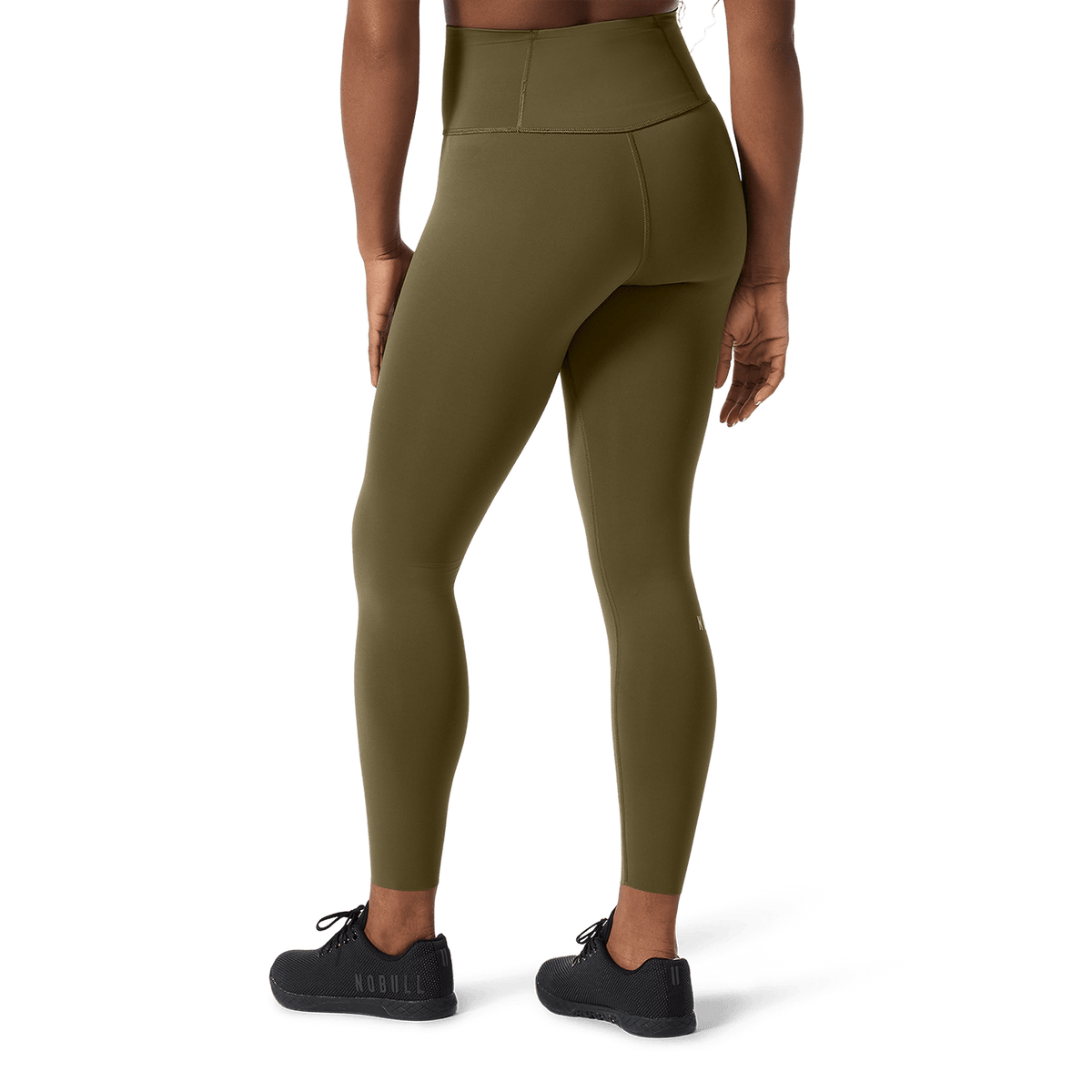 NOBULL Women's Tactical Green High-Rise Drive Tight 25"