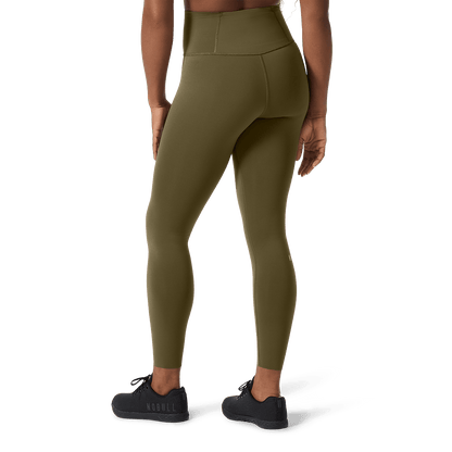 NOBULL Women's Tactical Green High-Rise Drive Tight 25"