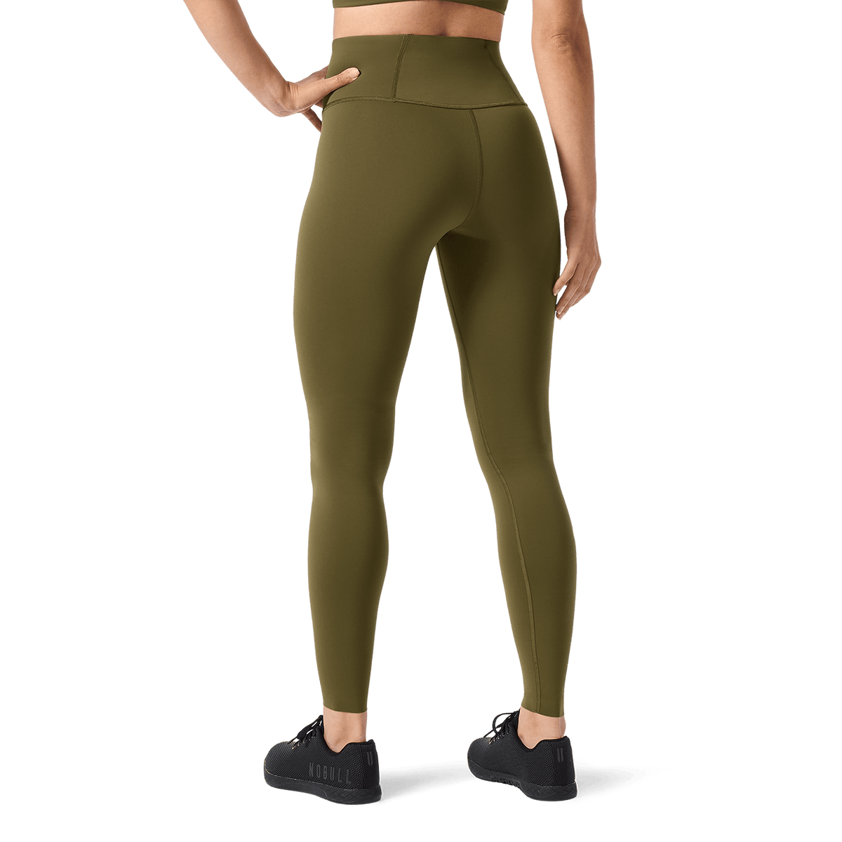 NOBULL Women's Tactical Green High-Rise Drive Tight 28"