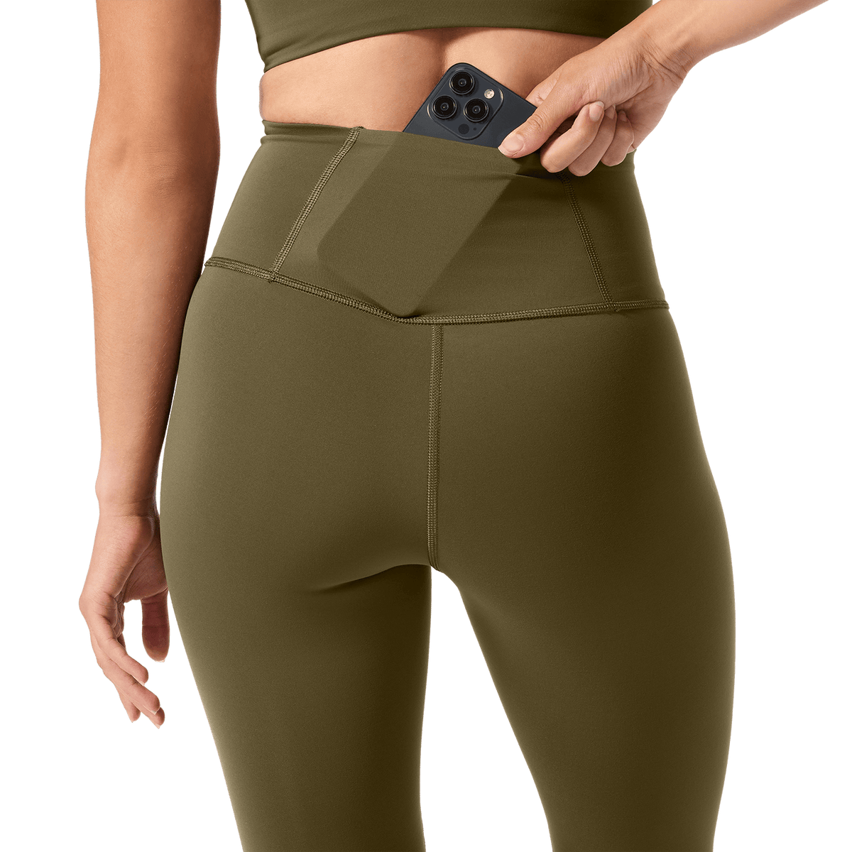 NOBULL Women's Tactical Green High-Rise Drive Tight 28"