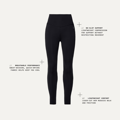 NOBULL Women's Light Blue High-Rise Drive Tight 28"