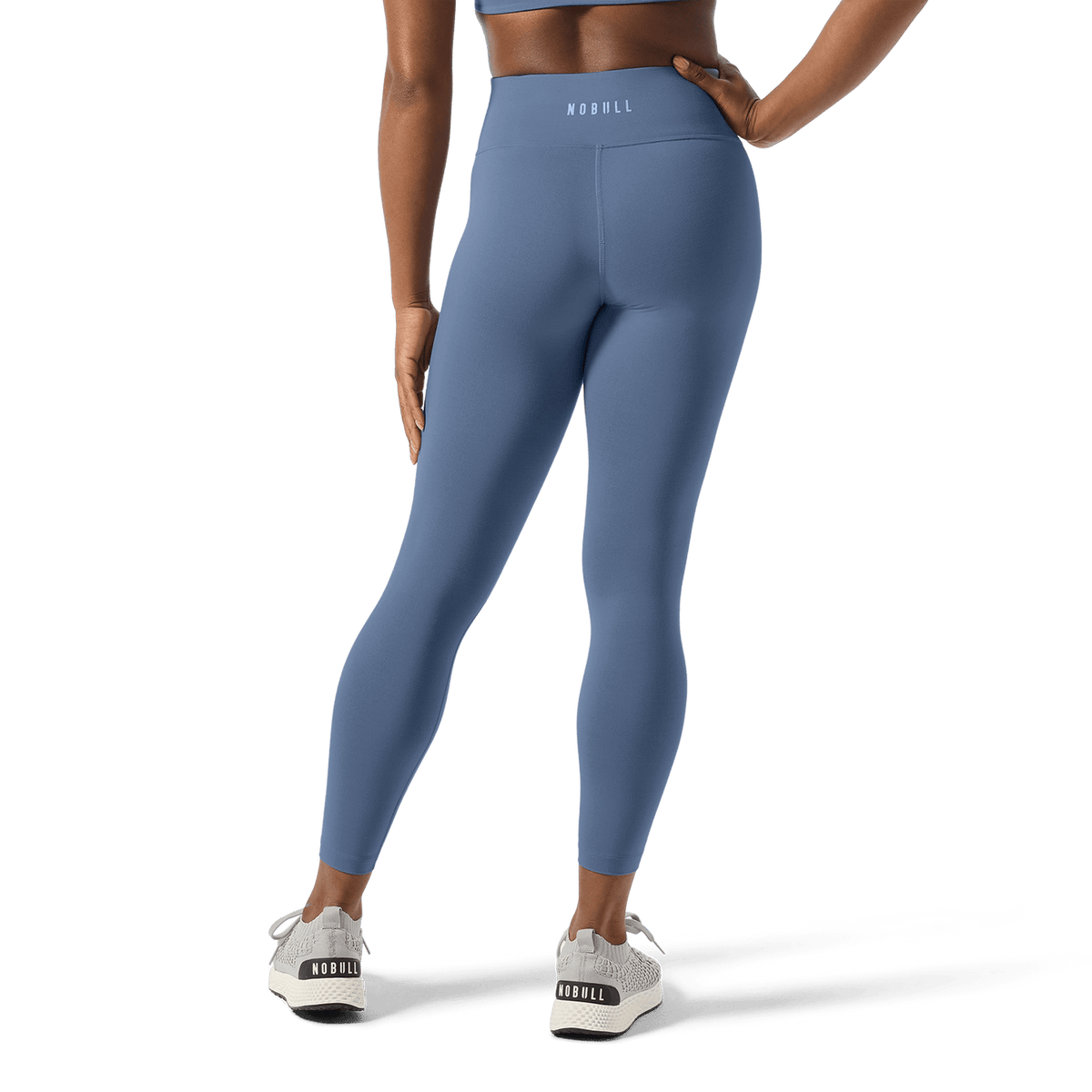 NOBULL Women's Dusty Blue U High-Rise Matte Tights 25"
