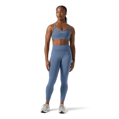 NOBULL Women's Dusty Blue U High-Rise Matte Tights 25"