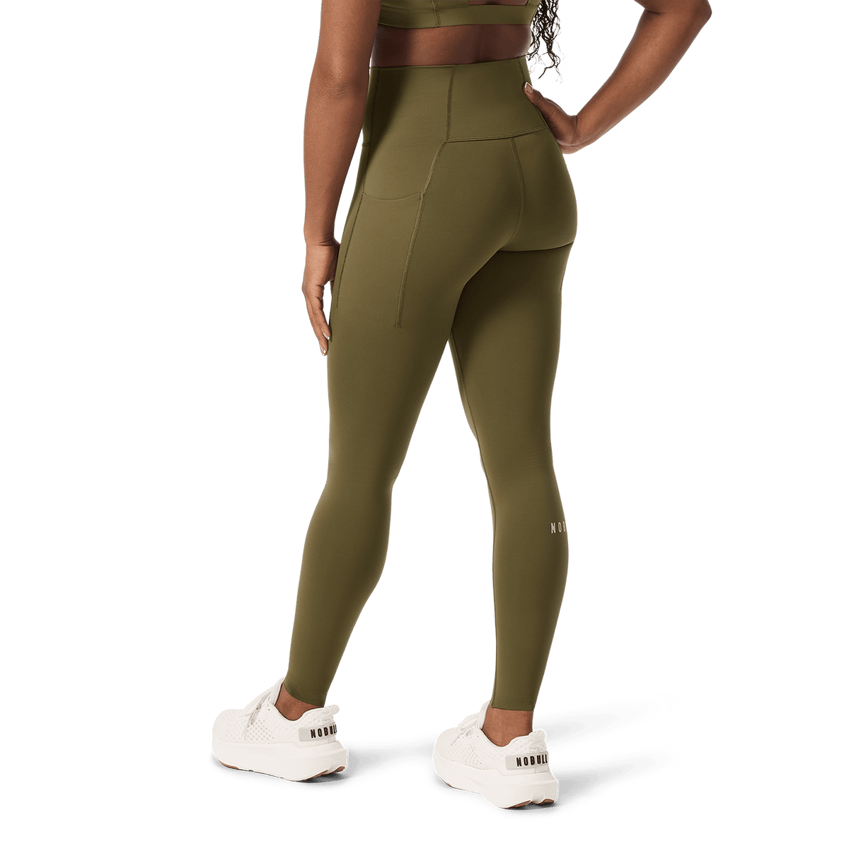 NOBULL Women's Tactical Green High-Rise Drive Tight 28"