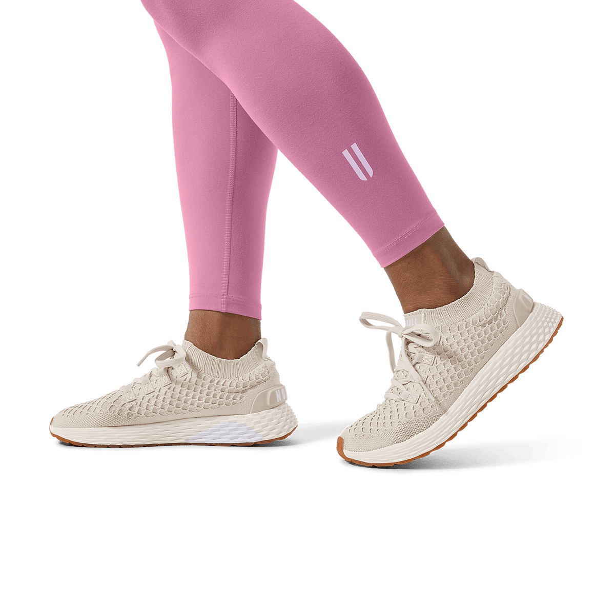 NOBULL Women's Soft Pink U High-Rise Matte Tights 25"