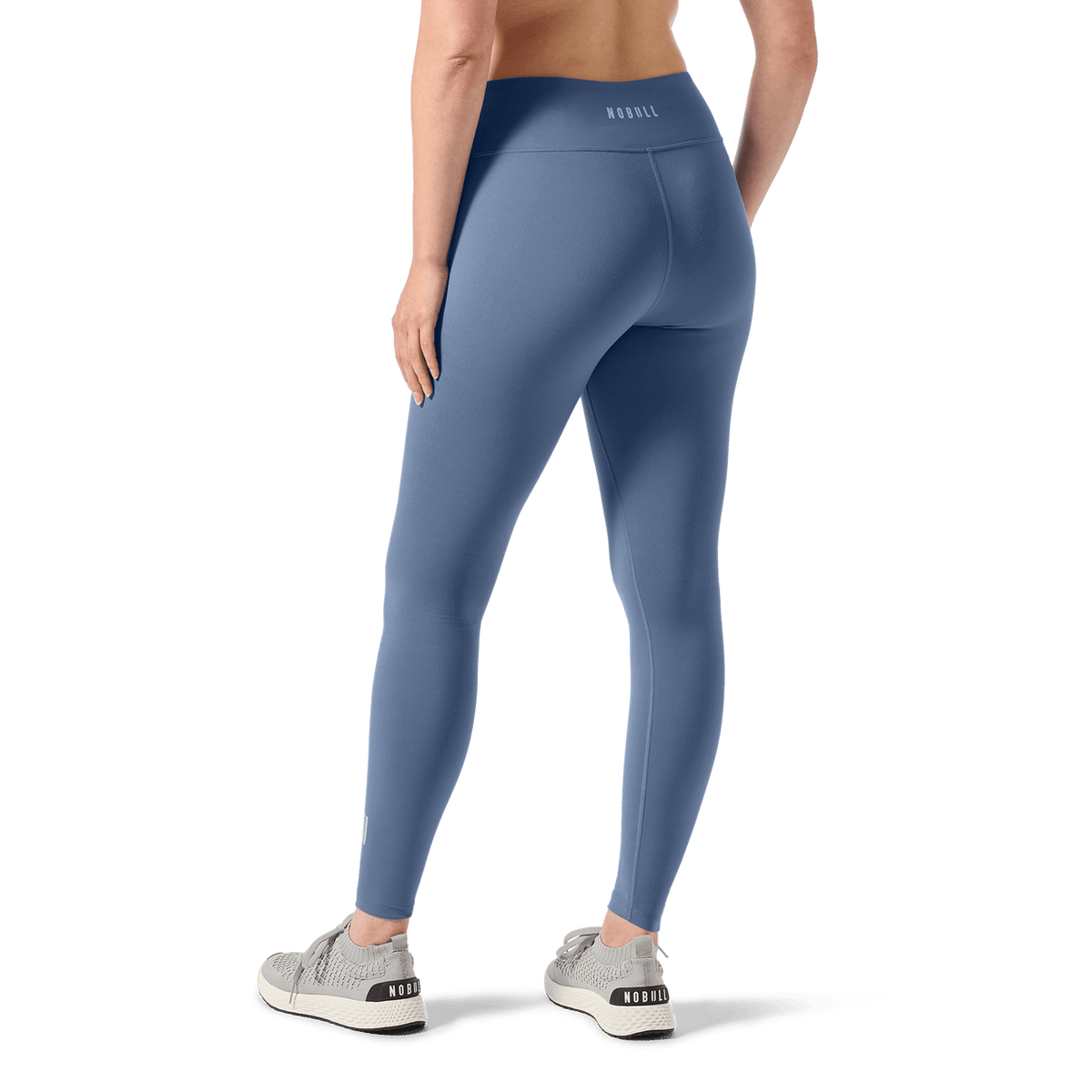 NOBULL Women's Dusty Blue U High-Rise Matte Tights
