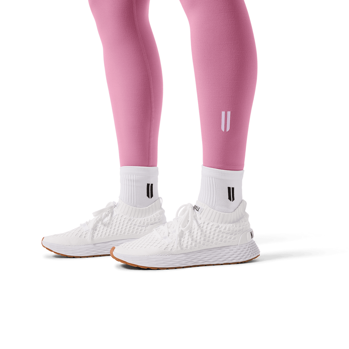 NOBULL Women's Soft Pink U High-Rise Matte Tights