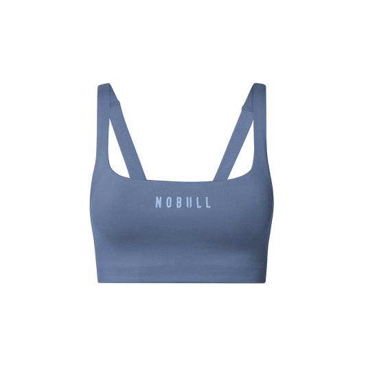 NOBULL Dusty Blue NOBULL Matte Square Neck Sports Bra