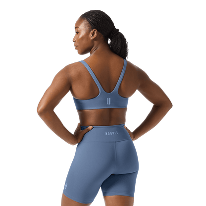 NOBULL Dusty Blue NOBULL Matte Square Neck Sports Bra