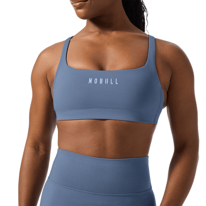 NOBULL Dusty Blue NOBULL Matte Square Neck Sports Bra