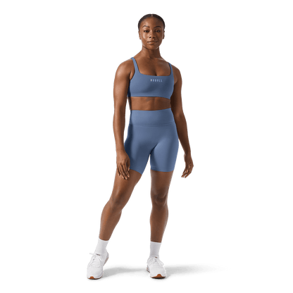 NOBULL Dusty Blue NOBULL Matte Square Neck Sports Bra