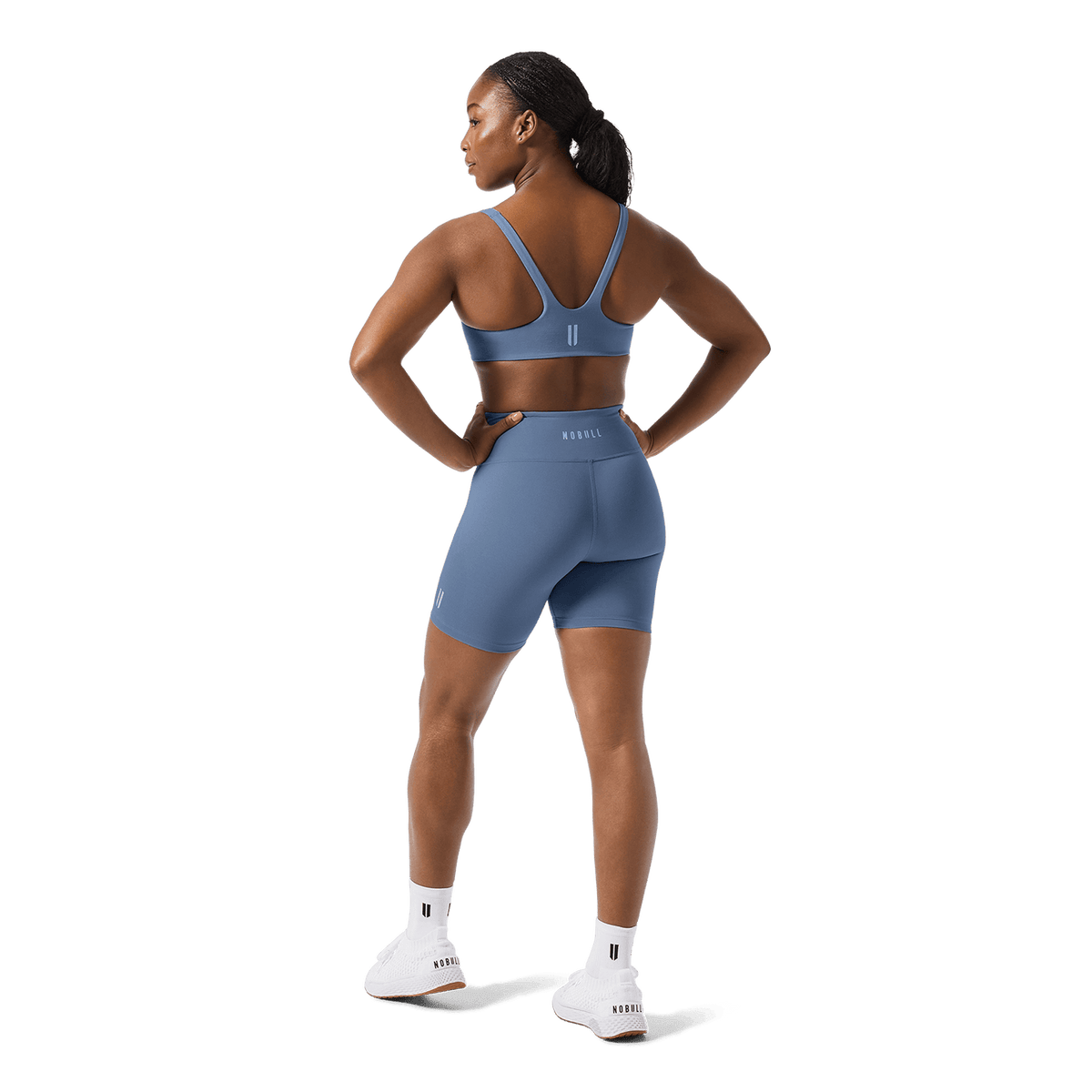 NOBULL Dusty Blue NOBULL Matte Square Neck Sports Bra