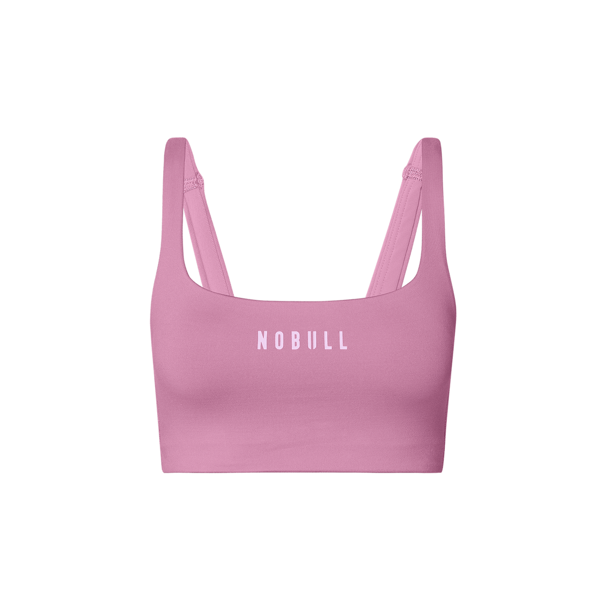 NOBULL Soft Pink NOBULL Matte Square Neck Sports Bra