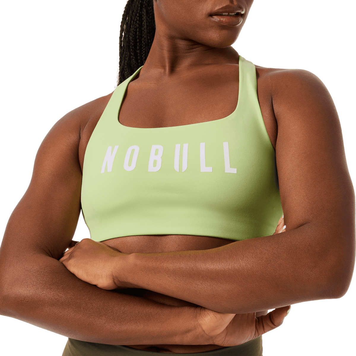 NOBULL Pear NOBULL Drive Racerback Sports Bra