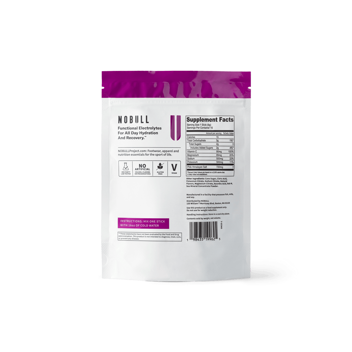 NOBULL Electrolytes | Blueberry Pomegranate  Nutrition