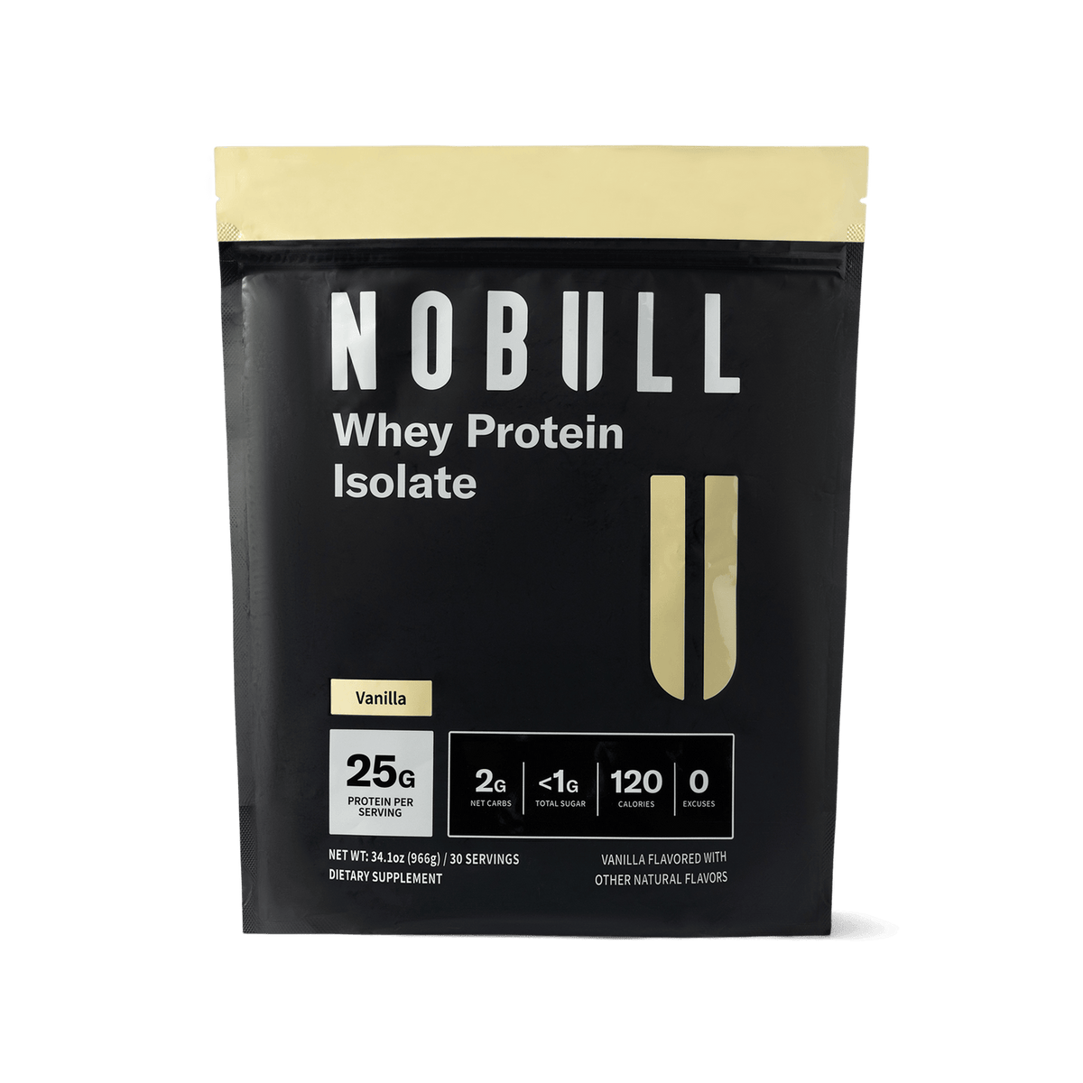 NOBULL Grass-Fed Whey Protein Isolate | Vanilla  Nutrition