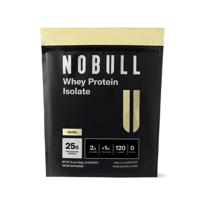 NOBULL Grass-Fed Whey Protein Isolate | Vanilla  Nutrition