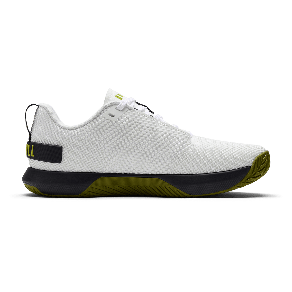NOBULL Men's Classic White Urban Green Outwork Flex Shoes