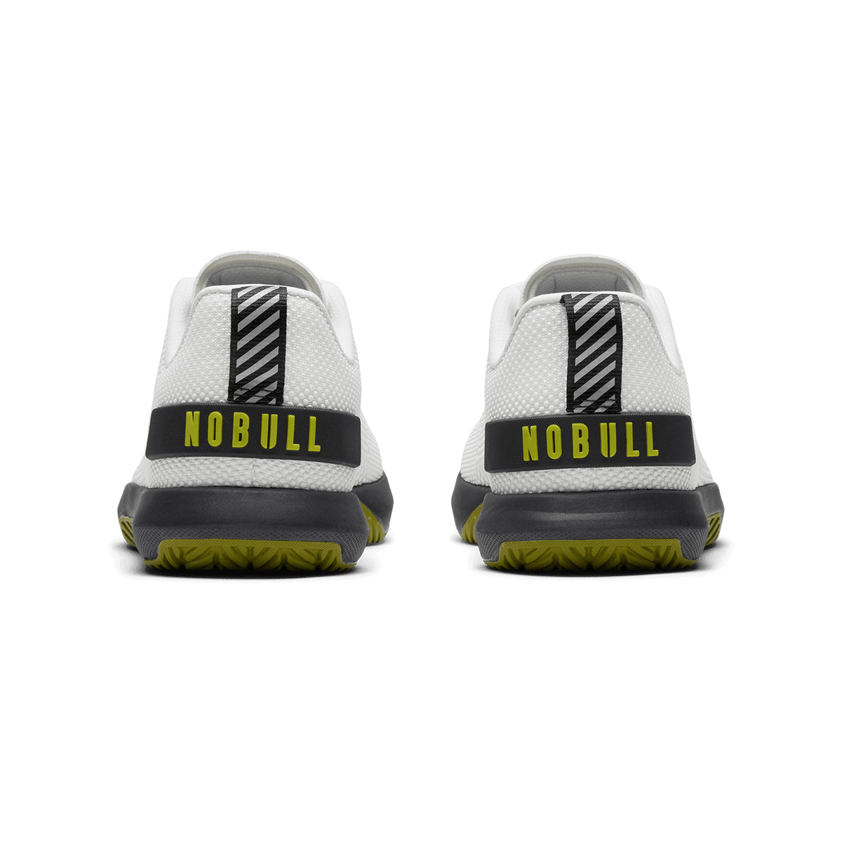NOBULL Men's Classic White Urban Green Outwork Flex Shoes