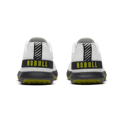 NOBULL Men's Classic White Urban Green Outwork Flex Shoes