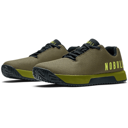 NOBULL Women's Tactical Green Jet Black Outwork Edge Shoes