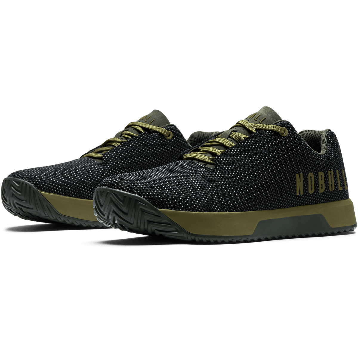 NOBULL Women's Jet Black Olive Drab Dark Army Outwork Edge Shoes