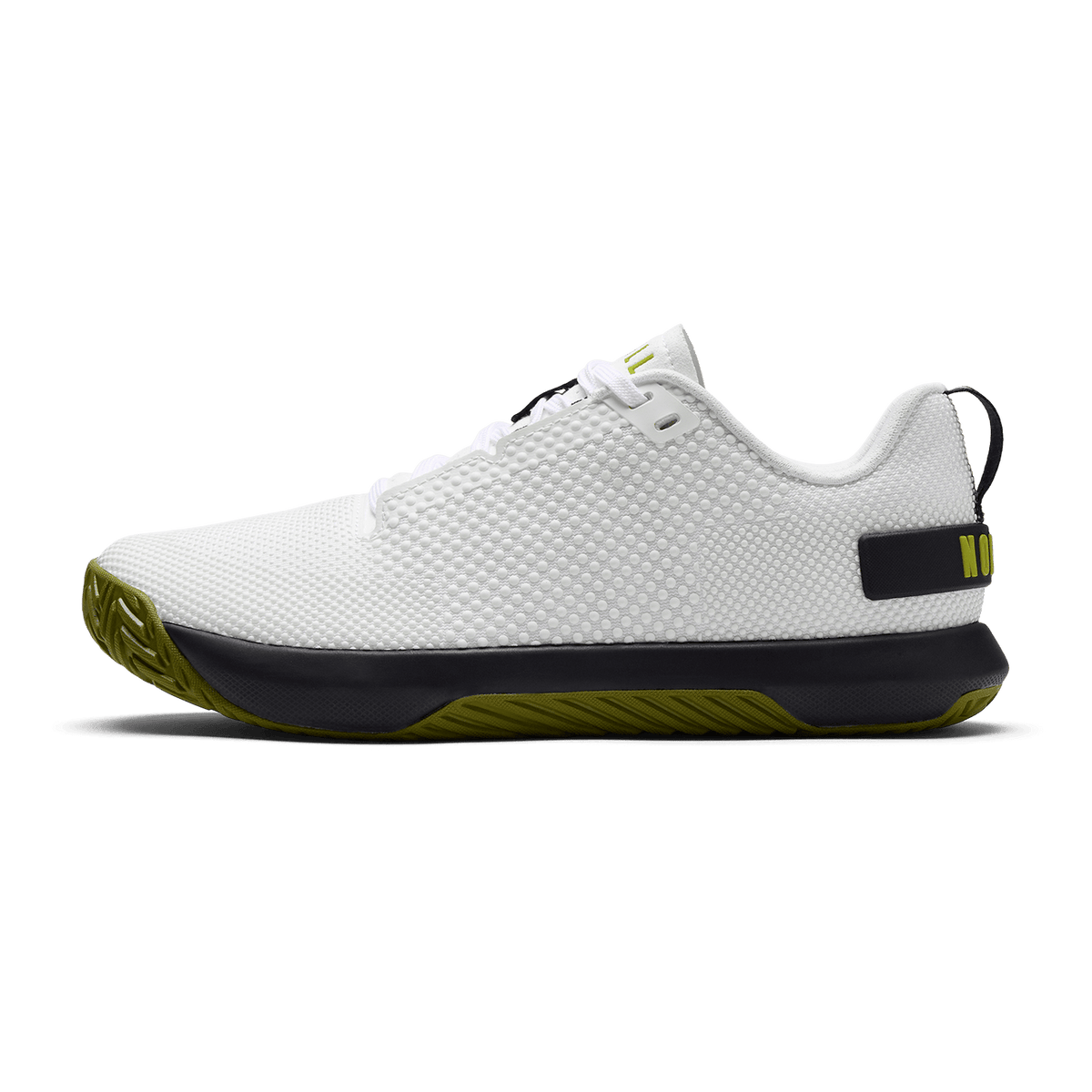 NOBULL Women's Classic White Urban Green Outwork Flex Shoes
