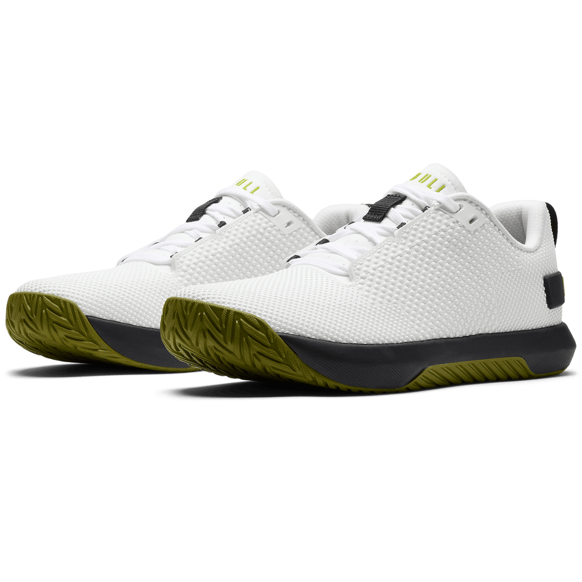 NOBULL Women's Classic White Urban Green Outwork Flex Shoes