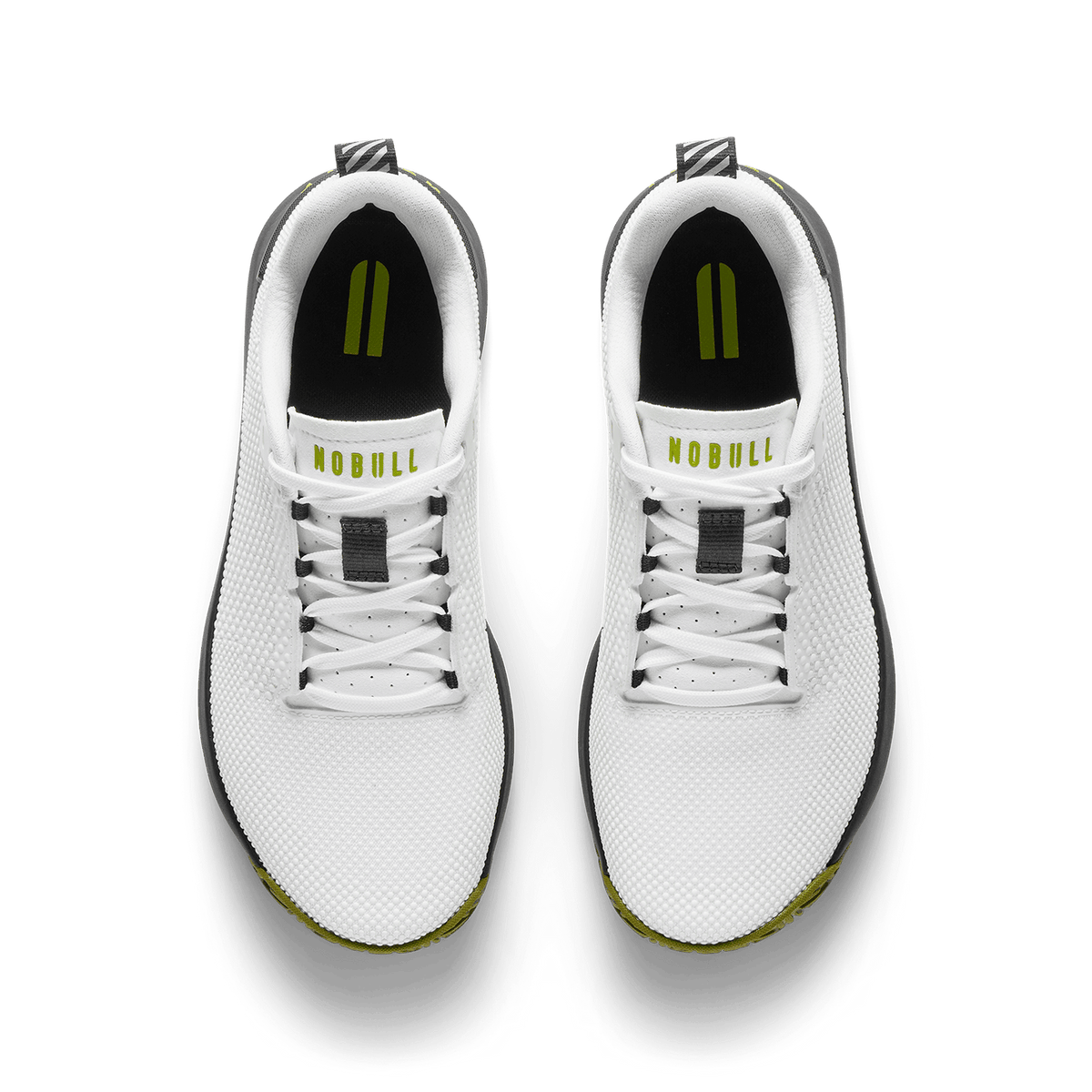 NOBULL Women's Classic White Urban Green Outwork Flex Shoes