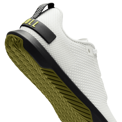 NOBULL Women's Classic White Urban Green Outwork Flex Shoes