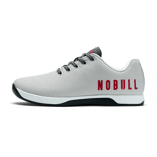 NOBULL Men's Light Gray Classic White Jet Black Outwork Shoes