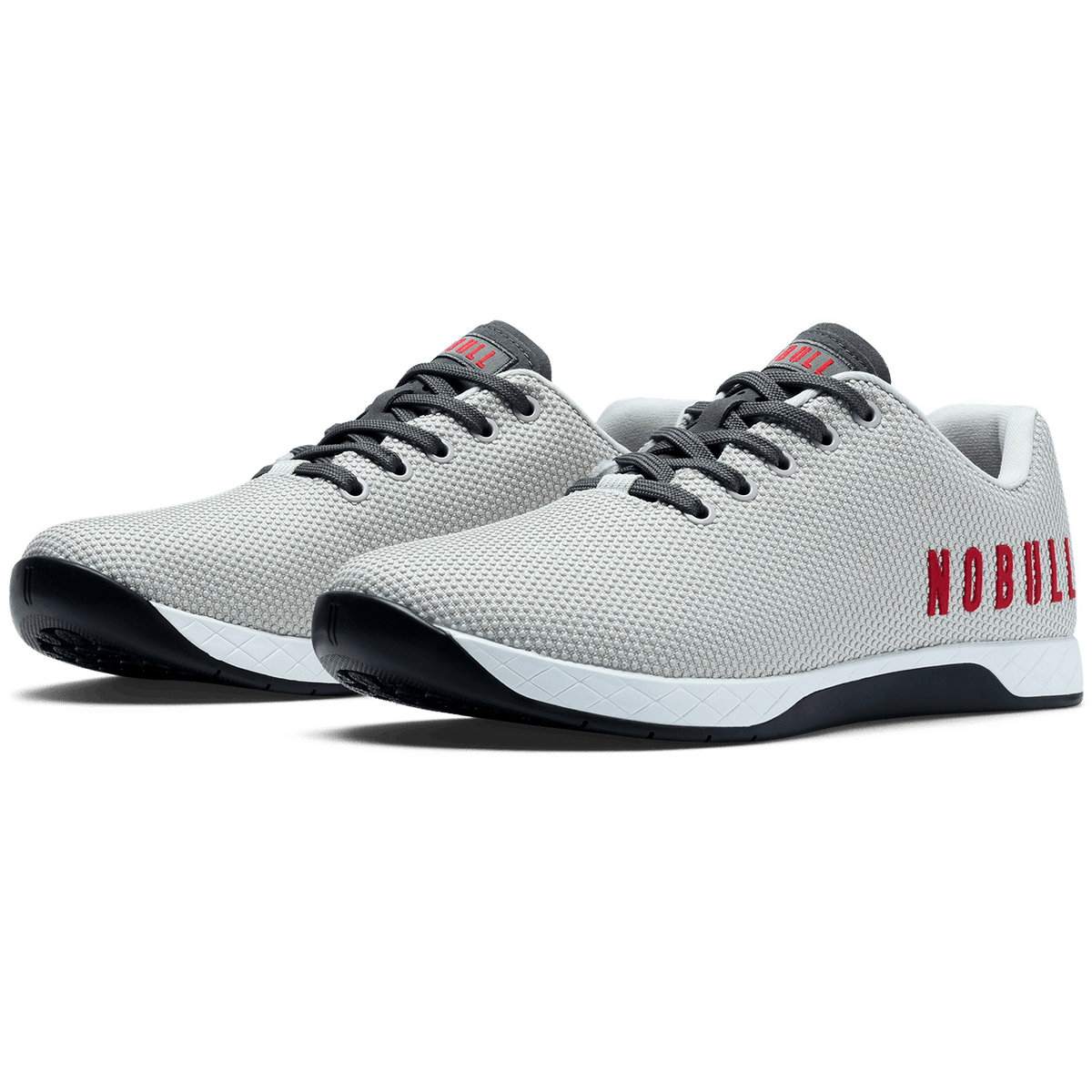 NOBULL Men's Light Gray Classic White Jet Black Outwork Shoes
