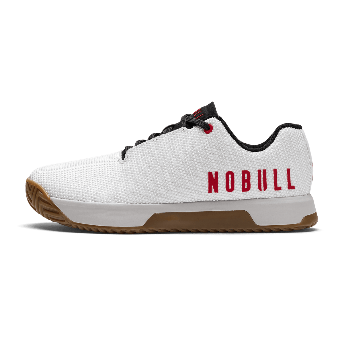 NOBULL Men's Classic White Light Gray Gum Outwork Edge Shoes