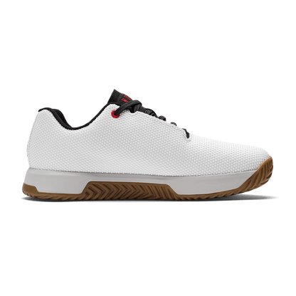 NOBULL Men's Classic White Light Gray Gum Outwork Edge Shoes