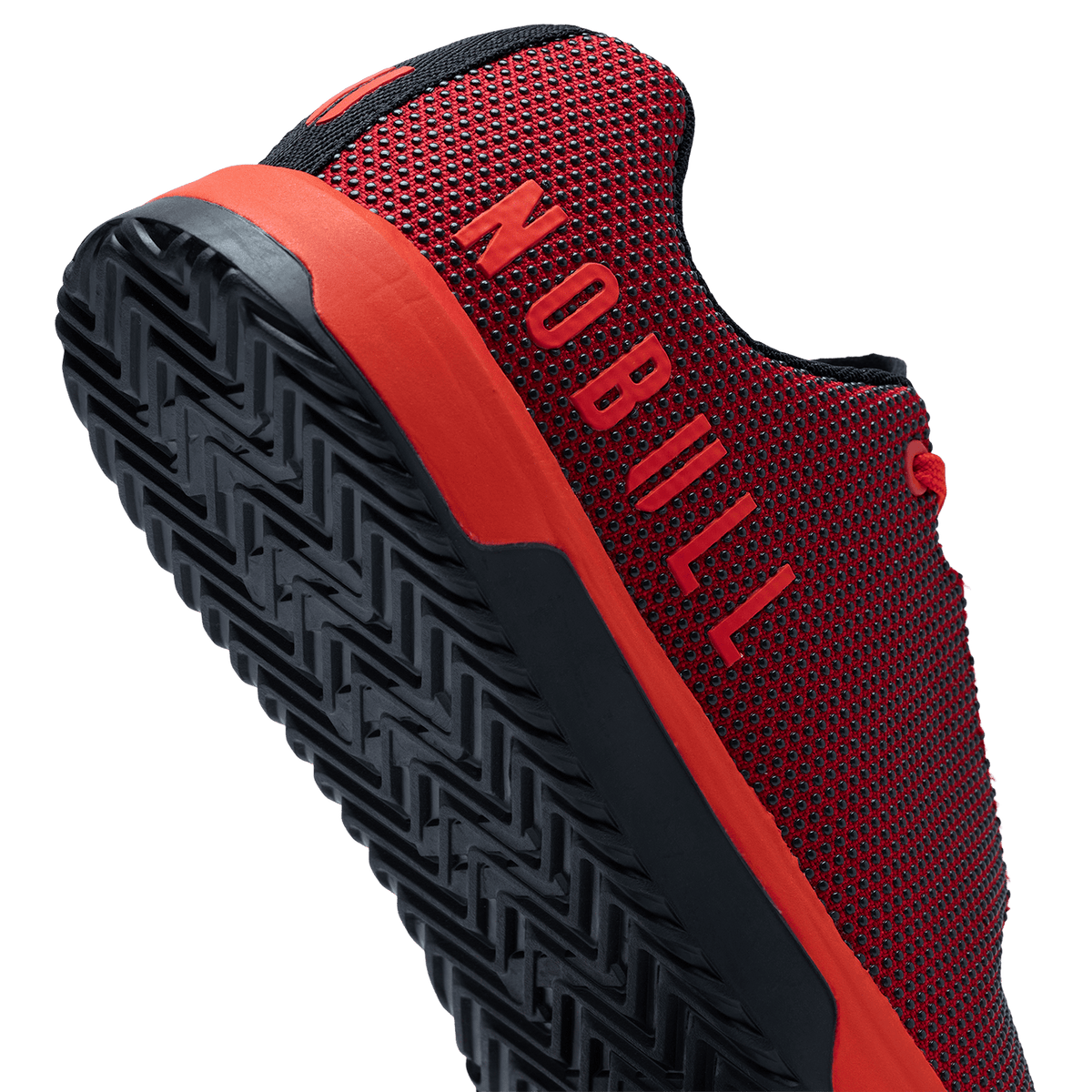 NOBULL Men's Equestrian Red Outwork Edge Shoes