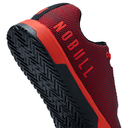 NOBULL Men's Equestrian Red Outwork Edge Shoes