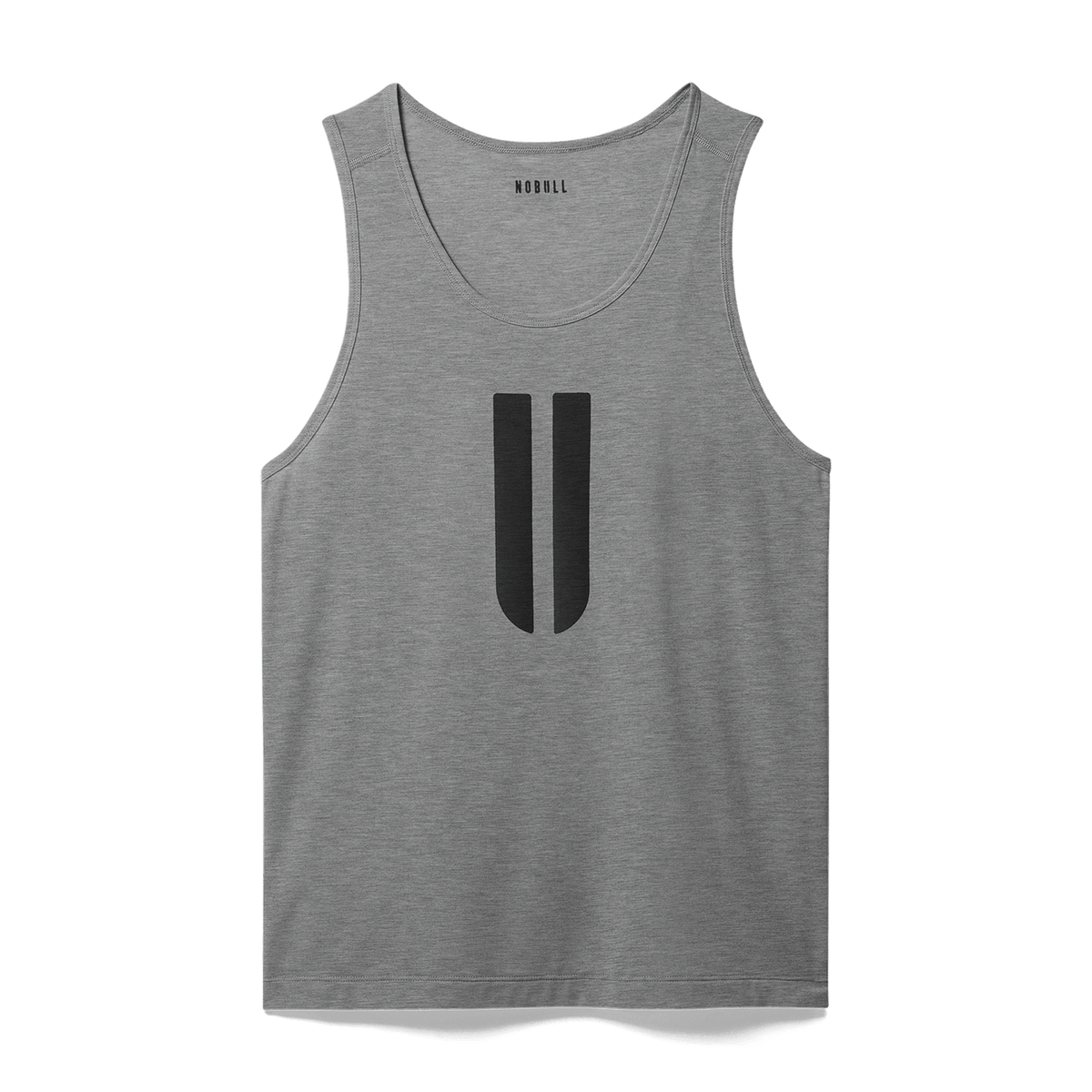 NOBULL Men's Heather Gray U Tank Top