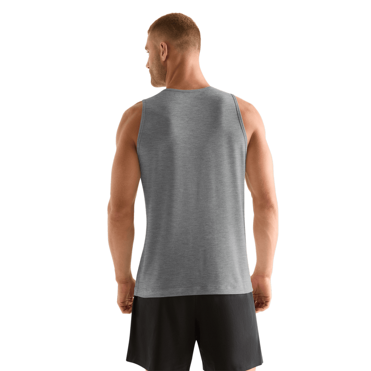NOBULL Men's Heather Gray U Tank Top