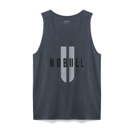 NOBULL Men's Charcoal Heather NOBULL U Tank Top