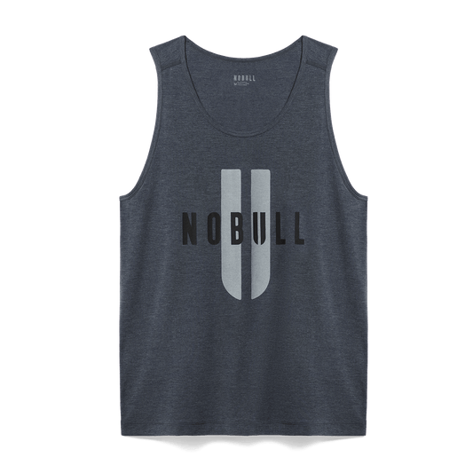 NOBULL Men's Charcoal Heather NOBULL U Tank Top