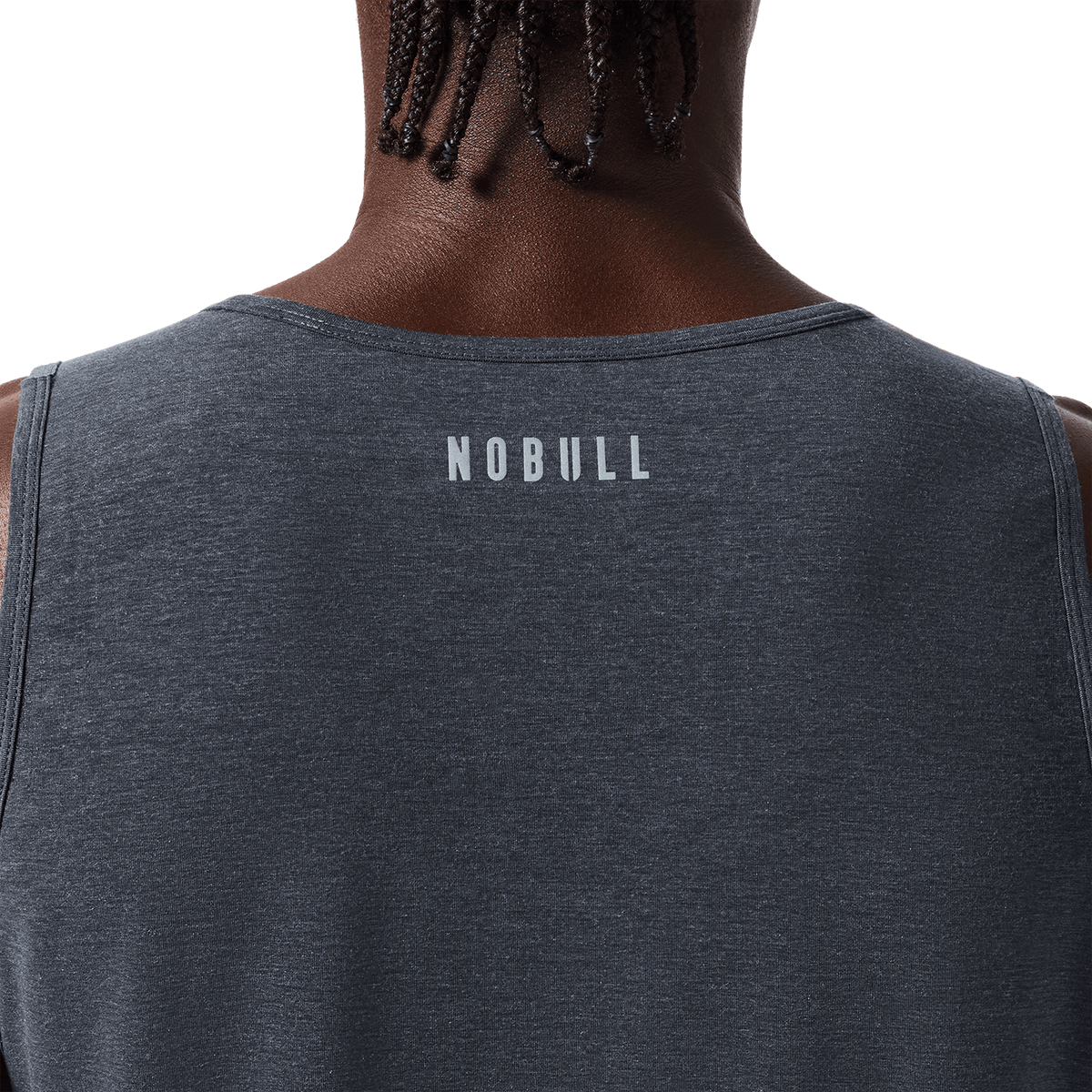 NOBULL Men's Charcoal Heather NOBULL U Tank Top