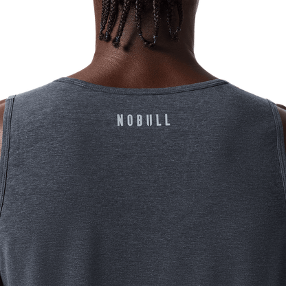 NOBULL Men's Charcoal Heather NOBULL U Tank Top