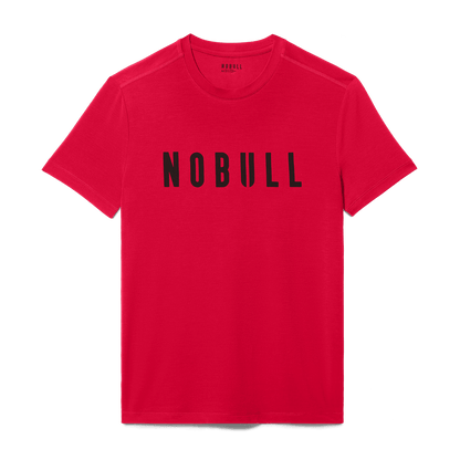 NOBULL Men's Equestrian Red NOBULL Tee