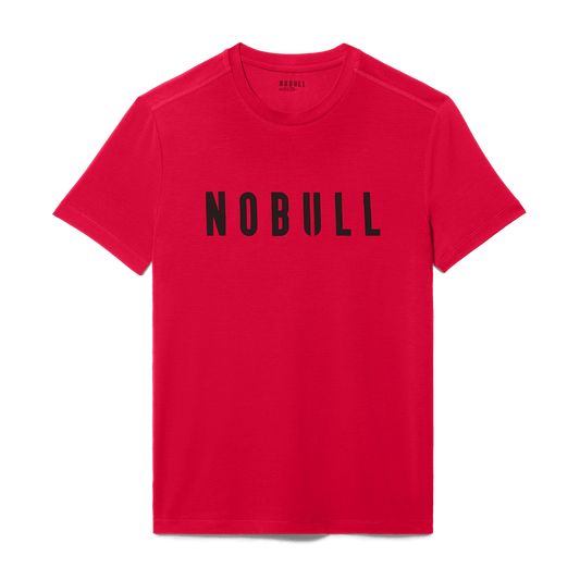 NOBULL Men's Equestrian Red NOBULL Tee